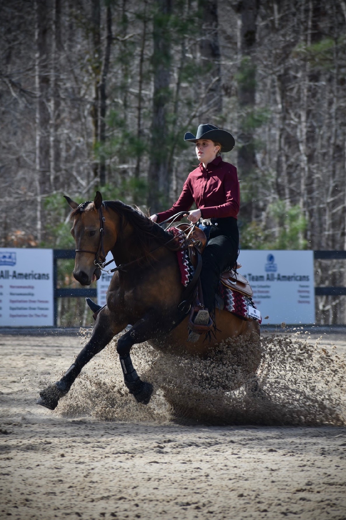 Chloe Stephenson riding Stoner